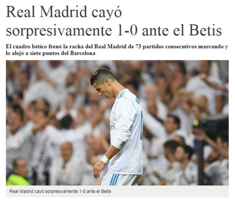 Locura: Así amanecieron las portadas tras la dura derrota del Real Madrid frente al Betis