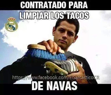 Aficionados se burlan de la llegada de Chicharito al Real Madrid