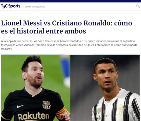 Messi vs Cristiano, el duelo esperado en Champions League y lo que dicen los medios por el mundo