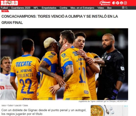 'Pasó caminando': Prensa mexicana e internacional sobre el triunfo de Tigres ante Olimpia en Concachampions