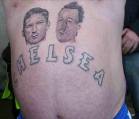 Los peores tatuajes de los fans del fútbol