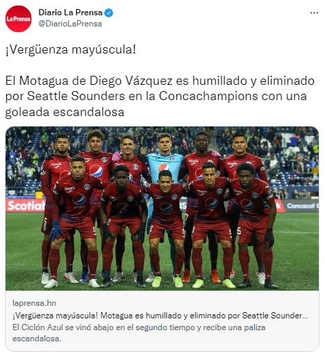 Señalan los culpables: La reacción de la prensa ante la pésima imagen que dejó Motagua al ser eliminado de la Concachampions