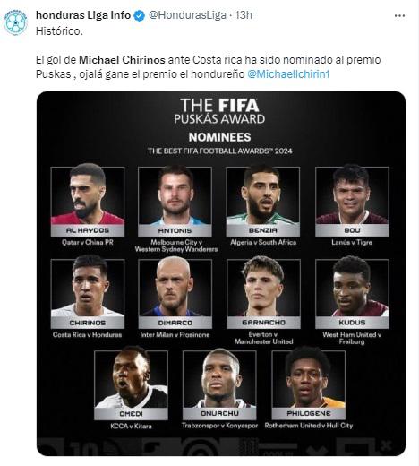 Así reaccionó la prensa tras la nominación de Michaell Chirinos al Puskas The Best 2024: “Se lo hizo a Keylor Navas”