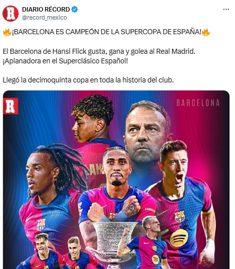 Barcelona volvió a humillar al Real Madrid y la prensa reacciona: “Ridículo; deben dar gracias que solo fueron cinco”
