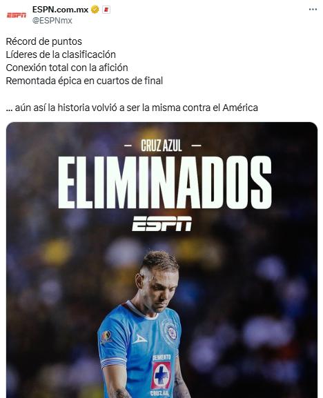 América eliminó a Cruz Azul con polémica y así reacciona la prensa: “La acción que provoca el penal debió ser anulada”