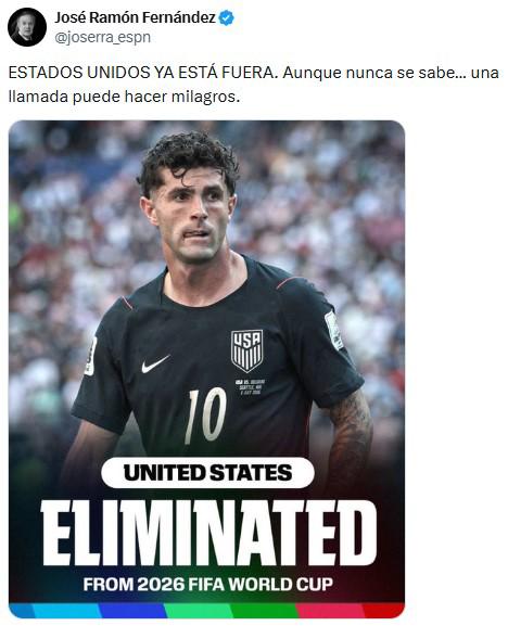 Trump no se sale con la suya: prensa reacciona tras eliminación de USA