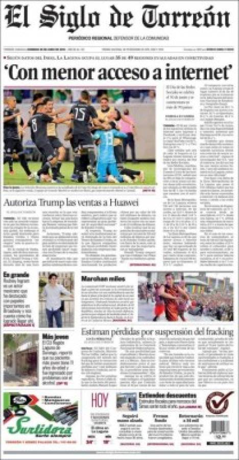 Lo que dicen las portadas de México tras el sufrido pase a semifinales ante Costa Rica