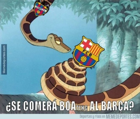 MEMES: Hacen pedazos al Barça por perder el invicto en la Liga ante el Levante
