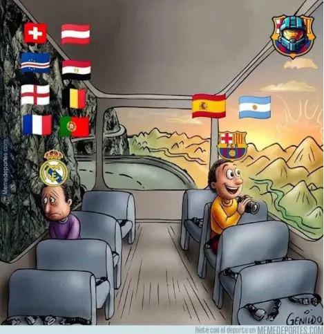 CR7 no se salva y liquidan a Messi: los memes de España campeón