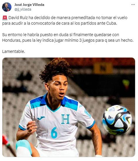 “Es más entusiasmo de la gente porque juega con Messi”: Así reaccionó la prensa de Honduras por el caso de David Ruiz