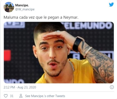 Los memes destrozan a Neymar, Mbappé y al PSG tras perder la final de la Champions League