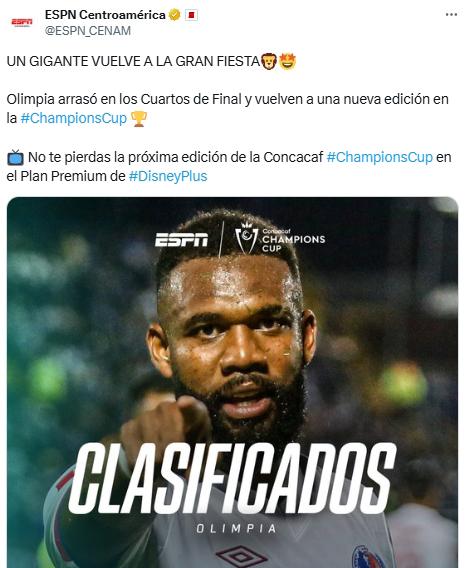 Prensa se rinde ante Olimpia por la clasificación y esto dicen en Costa Rica: El gigante vuelve a la fiesta; se cumplió lo previsto