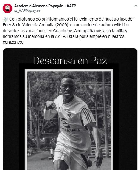 Murió en trágico accidente la promesa de 16 años que iba a jugar en la MLS; el comunicado del club tras la terrible noticia
