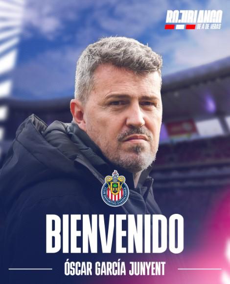 Oficial: Óscar García Junyent es nuevo entrenador de Chivas.