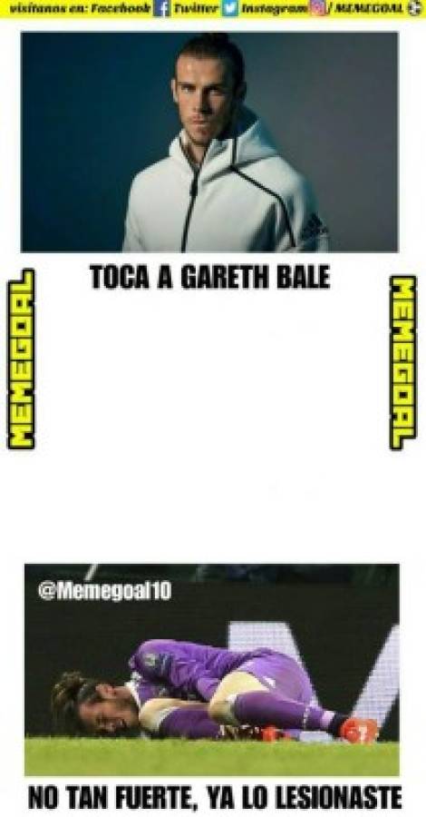 Gareth Bale, protagonista de los mejores memes del martes en el mundo del fútbol