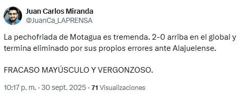 Motagua quedó eliminado y así reacciona la prensa: Pecho frío, vergonzoso; Javier López se convirtió en Diego Vázquez
