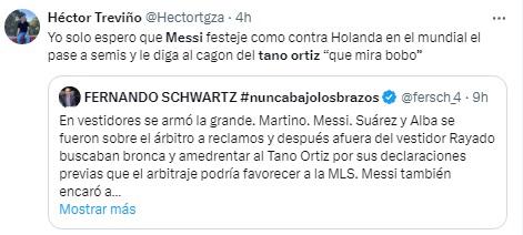 Faitelson y prensa mexicana en alerta por Messi: “Explotó contra los árbitros y ya sabemos que pasa cuando se enoja”