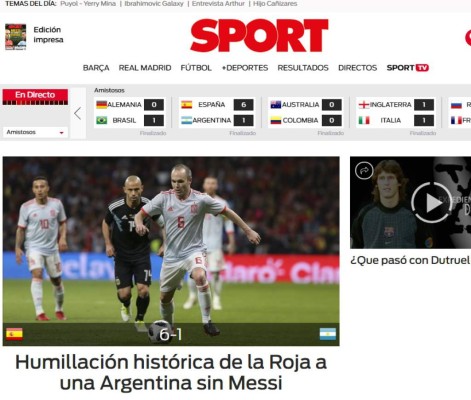 La prensa no perdona a Argentina tras la 'catástrofe' en España