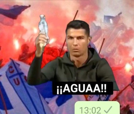Los memes del rechazo de Cristiano Ronaldo a famosa gaseosa y por su doblete con Portugal