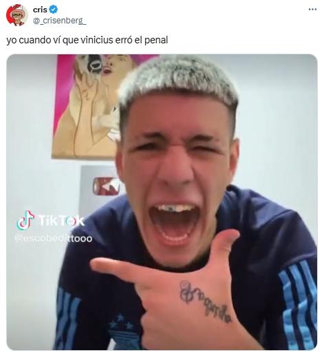 Vinicius erró un penal ante Atlético: los memes se cargan al brasileño tras su horrible disparo