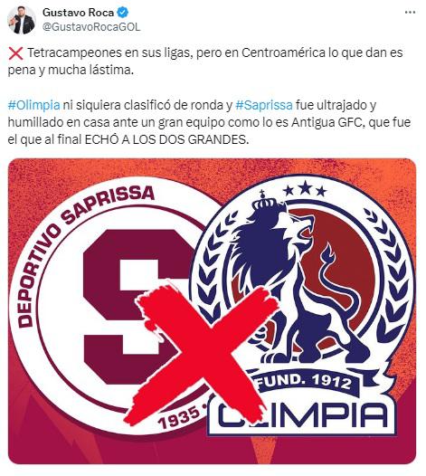 “La grandeza murió”: así reacciona la prensa a la eliminación de Saprissa; señalan al culpable y admiran al Antigua