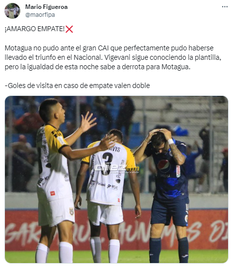 ¿Fue todo para Motagua? Periodistas reaccionan por el nuevo empate que sacó el CAI de Panamá en el Nacional