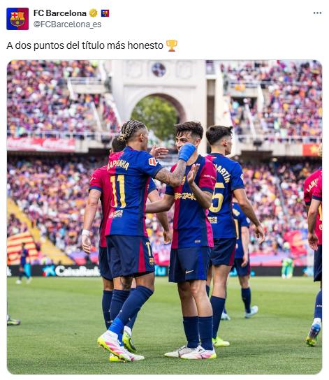 Dardo de Lamine Yamal: los mensajes de los jugadores del Barça tras vencer al Real Madrid en el Clásico