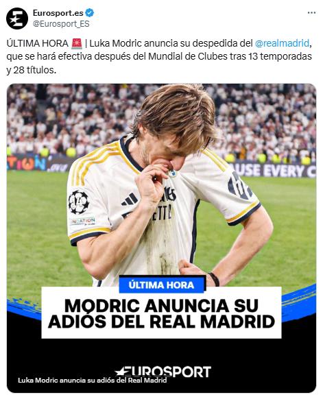 Modric se marcha del Real Madrid y así reacciona la prensa mundial: La peor noticia del año; Ya no nos queda nada...