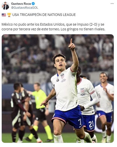 Faitelson señala los culpables: lo que dice la prensa de México luego de caer ante Estados Unidos en Liga de Naciones