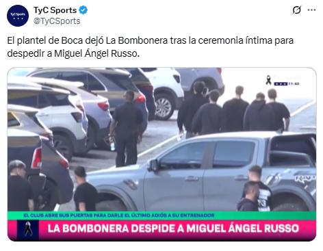 Boca Juniors abrió 'La Bombonera' para despedir a Russo: el dolor de los aficionados y el gesto de River Plate