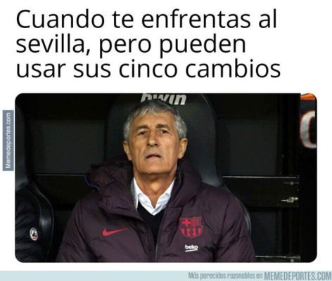 Messi y Barcelona, víctimas de los memes tras el sufrido empate ante el Sevilla en la liga española