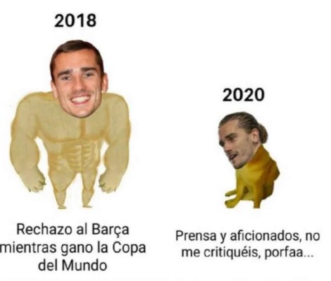 El nuevo look de Griezmann, protagonista de los memes en el Barcelona-Real Sociedad