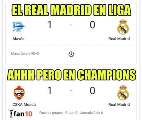 ¡Hasta Cristiano! Despedazan con memes al Real Madrid tras perder contra Alavés