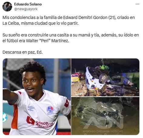 “Su sueño era construirle una casita a su mamá”: jugadores y prensa deportiva reaccionan por la muerte de Demetri Gordon