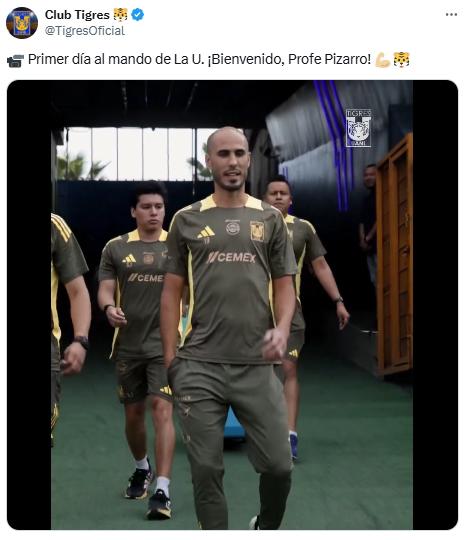 Sorpresa en Tigres: se retiró del fútbol con 35 años y de inmediato fue anunciado como nuevo técnico del equipo