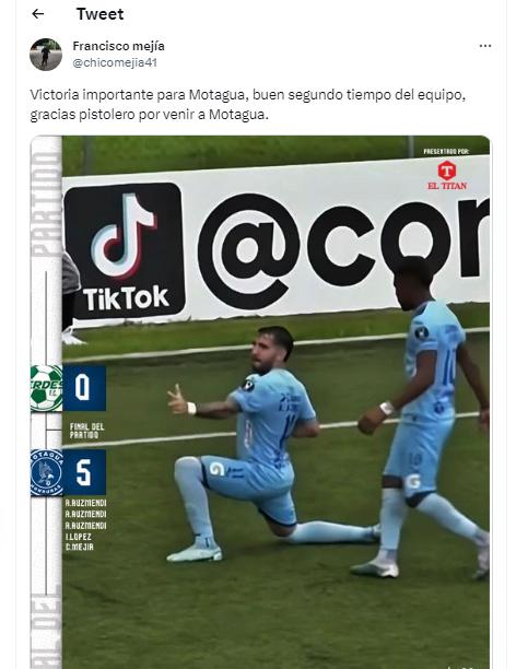 Auzmendi enloquece las redes: Así hablaron periodistas y aficionados del hattrick del atacante de Motagua