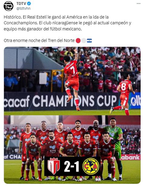 Faitelson desprecia al Real Estelí y la reacción de la prensa tras la victoria sobre América en la Liga de Campeones de Concacaf