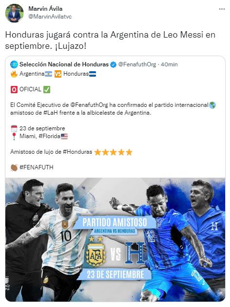 “Contra el siete veces Balón de Oro, Messi”: La reacción de la prensa tras confirmarse el amistosos Argentina vs Honduras