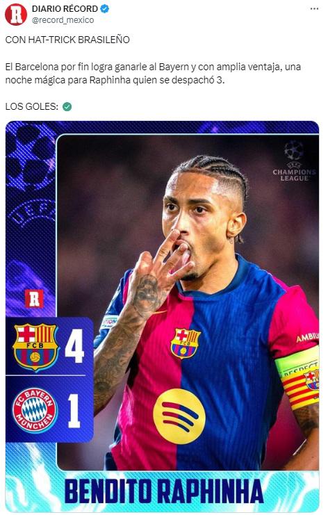 “¿Quién es Muller?” y “venganza con paliza”: la reacción del prensa tras paliza de Barcelona al Bayern Múnich