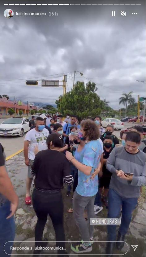 ¡Escoltado, aclamado y visitó cuatro ciudades! Así vivió el youtuber mexicano Luisito Comunica su primer día en Honduras