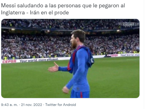 ¡Para morir de risa! Los divertidos memes que dejó la paliza de Inglaterra sobre Irán en el Mundial de Qatar