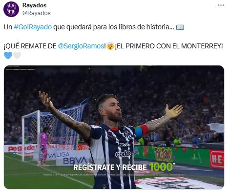 Faitelson lanzó una apuesta: Sergio Ramos anota su primer gol con Monterrey y así reacciona la prensa mexicana