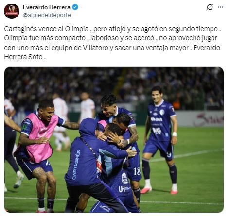 No pitan árbitros de Honduras: reacción de la prensa a la derrota de Olimpia y no perdonan a Arboleda