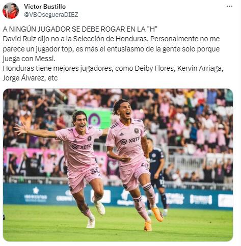“Es más entusiasmo de la gente porque juega con Messi”: Así reaccionó la prensa de Honduras por el caso de David Ruiz