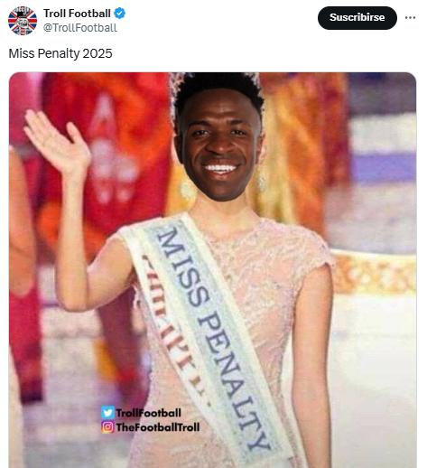 Vinicius erró un penal ante Atlético: los memes se cargan al brasileño tras su horrible disparo