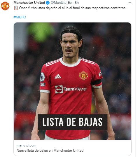 Tremenda barrida confirmada: Los 11 futbolistas que salen del Manchester United de forma oficial para la temporada 2022/23