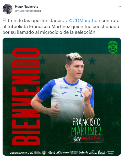 ¡De Tercera a Primera! Periodistas reaccionan tras anunciarse el fichaje de Francisco Martínez por el Marathón