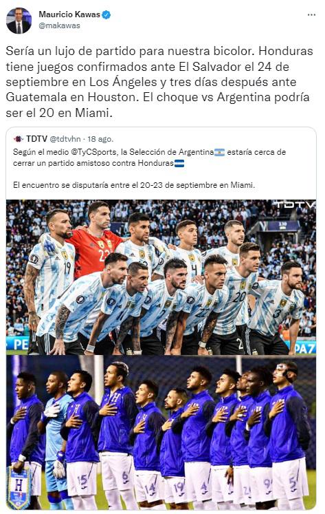 “Contra el siete veces Balón de Oro, Messi”: La reacción de la prensa tras confirmarse el amistosos Argentina vs Honduras