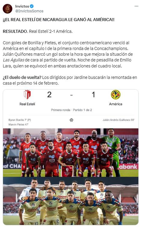 Faitelson desprecia al Real Estelí y la reacción de la prensa tras la victoria sobre América en la Liga de Campeones de Concacaf