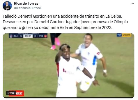 “Su sueño era construirle una casita a su mamá”: jugadores y prensa deportiva reaccionan por la muerte de Demetri Gordon